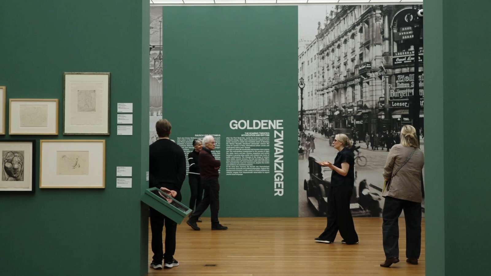 Kommunikationsmittel zur Ausstellung «Kirchner. Picasso»