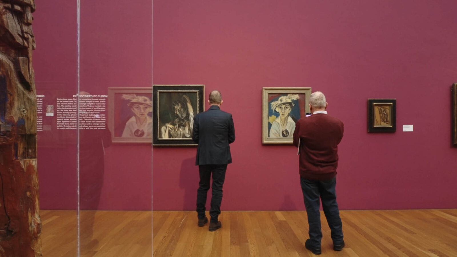 Kommunikationsmittel zur Ausstellung «Kirchner. Picasso»